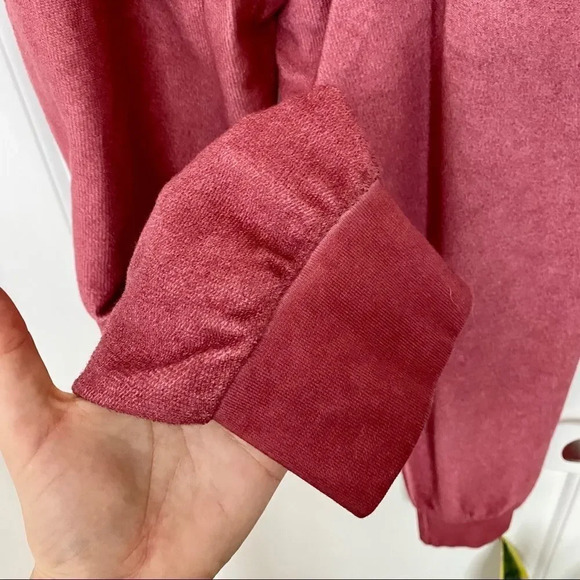 Like New Something Navy Meghan Pink Reversed Jersey Joggers - Picture 10 of 12